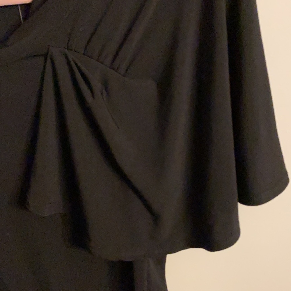 ⭐️2/$10 - black blouse - Picture 2 of 3